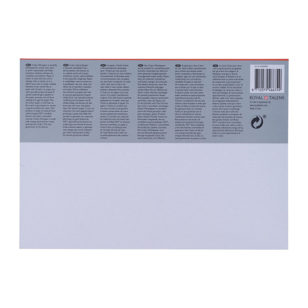 Bloc de papier - A4 - Peinture à l'huile - 300g - 100 feuilles - Cobra
