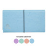 Pochette trieur - Petit trieur - 26x13 cm - 6 compartiments - Couleurs pastel
