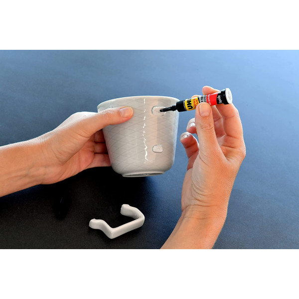 Colle extra forte - Tous supports - Transparente - UHU Power Glue - Tube de 5g