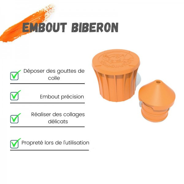 Colle vinylique blanche - Cléopâtre - Vinyl'école - Flacon de 25g avec embout