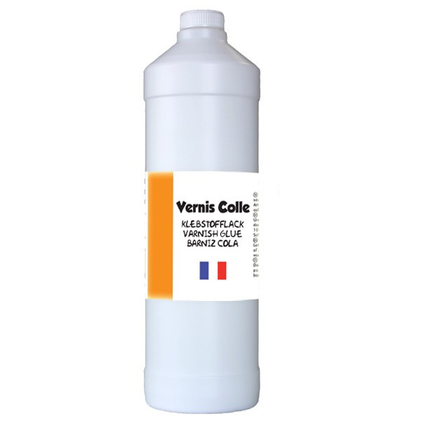 photo-Flacon de vernis colle - Tous supports - Finition satinée - Cléopâtre - Bidon 1L