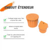 Colle adhésive - Transparente - Cléopâtre - Adhésive - Flacon de 55g avec embout