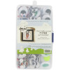 photo-Yeux mobiles - Adhésif - Assortiment tailles, formes et couleurs - Boîte de 500