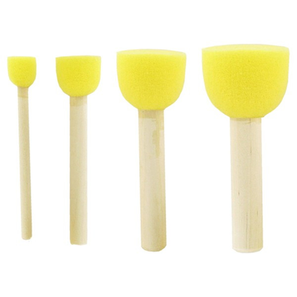 photo-Tampons en mousse - Plusieurs diamètres - Pour peinture - Enfant - Cléopâtre