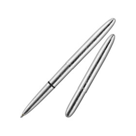 Stylo à bille - Chrome brossé - Encre noire - Pointe moyenne - Fisher Space Pen