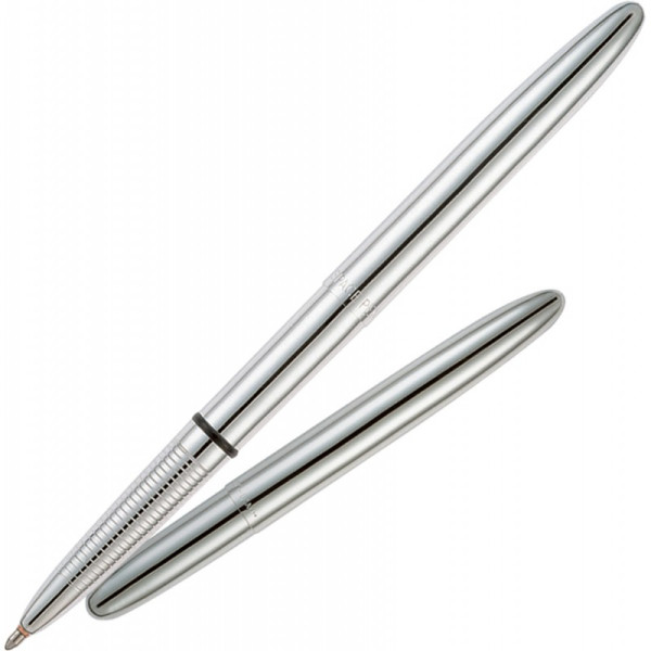 Stylo à bille - Chrome argent - Encre noire - Pointe moyenne - Fisher Space Pen