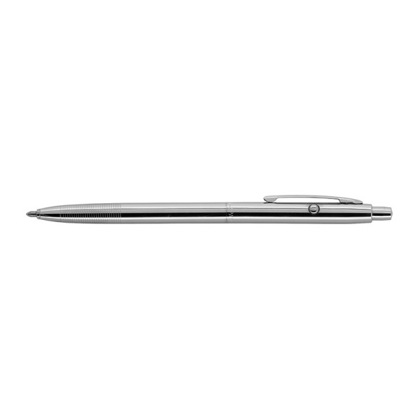 Stylo à bille - Chrome - Encre noire - Pointe moyenne - Rétractable - Fisher Space Pen