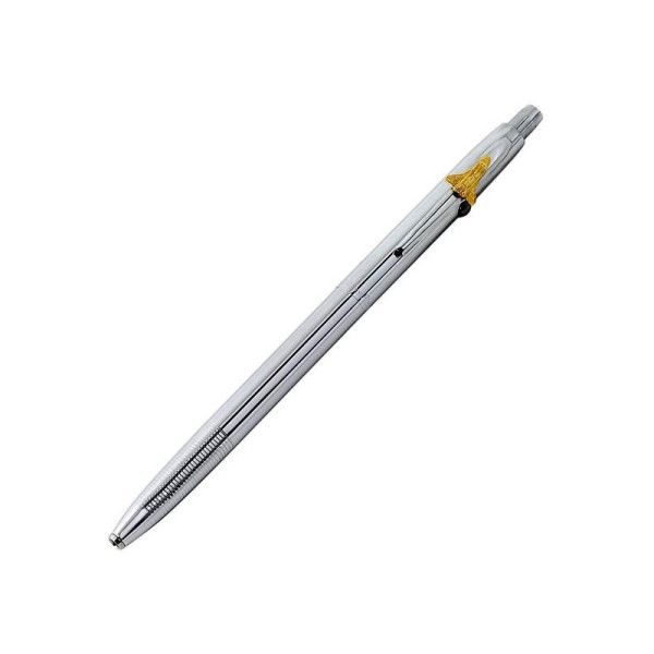 photo-Stylo à bille - Chrome - Encre noire - Pointe moyenne - Rétractable - Fisher Space Pen