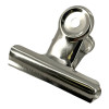 photo-Pinces à dessin - Métal - Chrome - Largeur 63mm - Boîte de 40 pièces