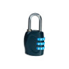 photo-Petit cadenas à code - Combinaison 3 chiffres - Bleu - Pour casier, bagages