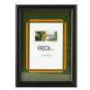Cadre photo - Noir - Bois vernis - Pour photo 13 x 18 cm - Vitre en verre
