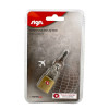 Cadenas avec clés - Petit modèle - 20mm - Laiton - Norme TSA - Pour casier, bagages