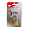 Cadenas avec clés - 50mm - Laiton - Norme TSA - Pour casier, bagages