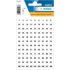 photo-Chiffres - Stickers - Autocollant - 5mm diamètre - 5 planches - Herma