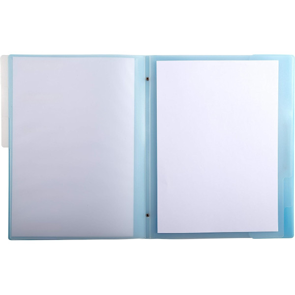 Trieur - 6 compartiments - A4 - 3 rabats - Couleur pastel - Exacompta