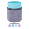 Pot à crayons - Plastique avec housse néoprène - Coloris pastel - Apli