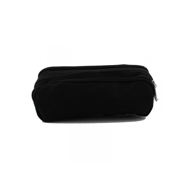 Trousse - Scolaire - Noir - 3 compartiments - Ulmann