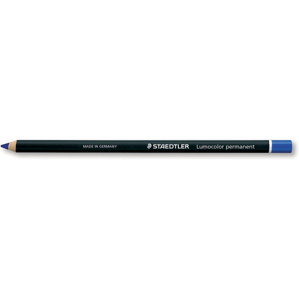 photo-Crayon - permanent - Bleu - Tous supports - Staedtler - LumoColor Glasochrom