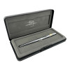 Stylo à bille - Chrome quadrillé - Encre noire - Pointe moyenne - Rétractable - Fisher Space Pen