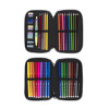 Trousse - Grand format - Rectangulaire - Avec accessoires - 2 compartiments