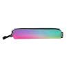 photo-Petite trousse - Scolaire - Ronde - Couleur Sunset - 20,5x4,5x5cm - Fermeture éclair