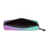 Petite trousse - Scolaire - Ronde - Couleur Sunset - 20,5x4,5x5cm - Fermeture éclair