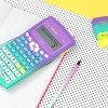 Calculatrice scientifique - Collège et lycée - 240 fonctions - Violet/Vert - Milan