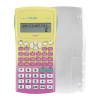 photo-Calculatrice scientifique - Collège et lycée - 240 fonctions - Rose/Jaune - Milan