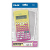 Calculatrice scientifique - Collège et lycée - 240 fonctions - Rose/Jaune - Milan