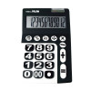 photo-Grande calculatrice de bureau - 12 chiffres - Noir/Blanc - Milan