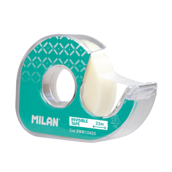 Ruban adhésif - Invisible - Mate - Avec dévidoir en plastique - 19mmx33m