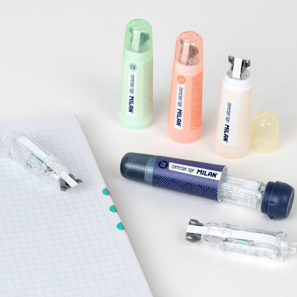 Ruban correcteur - Stylo de correction - 5mmx6m - Tous papiers - Milan