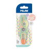 Roller de colle - Transparent - Ruban de 8,4mm x 8m - Milan