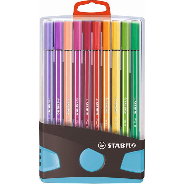photo-Feutre dessin - STABILO Pen 68 - ColorParade - 20 feutres de coloriage - Pointe moyenne