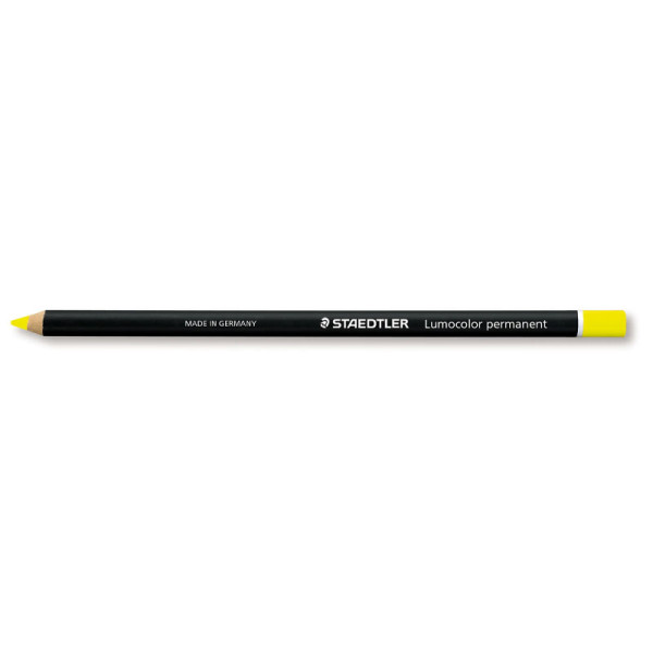 photo-Crayon de couleur - Jaune - Permanent - Staedtler - Lumonocolor Glasochrom