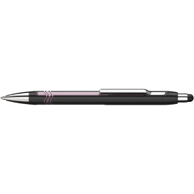 photo-Stylo à bille - Rose/Noir - Encre Bleue - Avec stylet tactile pour tablettes smartphone - Schneider - Epsilon Touch