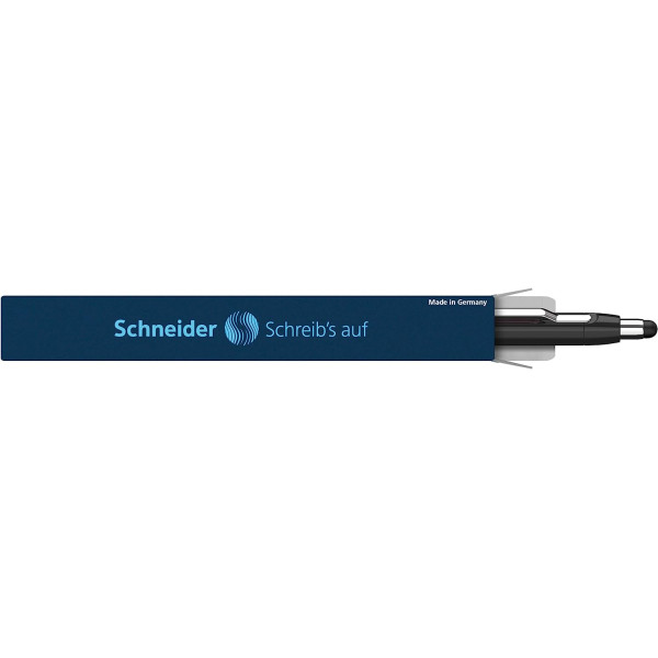 Stylo à bille - Rose/Noir - Encre Bleue - Avec stylet tactile pour tablettes smartphone - Schneider - Epsilon Touch