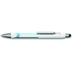 photo-Stylo à bille - Blanc - Encre Bleue - Avec stylet tactile pour tablettes smartphone - Schneider - Epsilon Touch