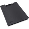 Lot de 4 porte-documents - Avec rabat et clip métal - Format A4 - Noir - Rapesco