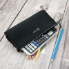 Trousse - Scolaire - Noir - Fermeture éclair - Robuste - 21x13x4cm - Rapesco