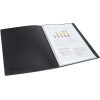 Lot de 4 porte-vues - 10 pochettes transparents - 20 vues - Format A4 - Noir - Rapesco