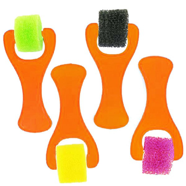 4 rouleaux en mousse - Peinture acrylique - Enfant - 25mm largeur - Cléopâtre