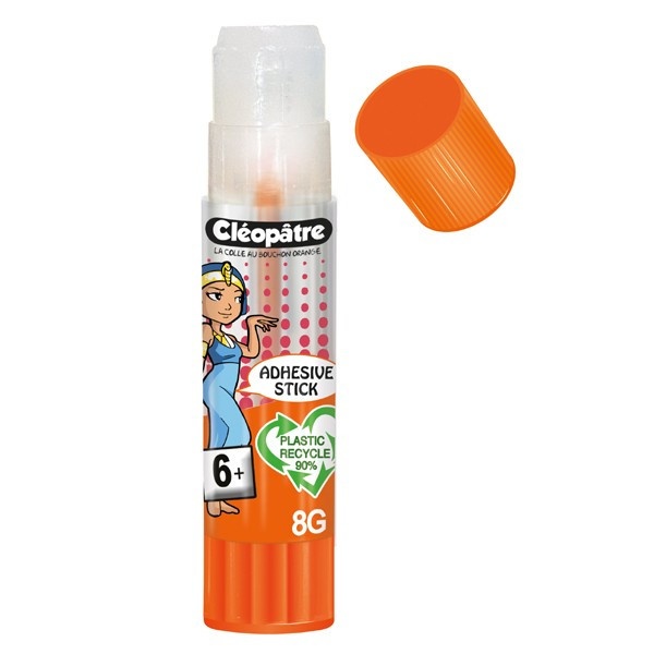 photo-Bâton de colle - Transparent - Papier - Carton - Ecole - Cléopâtre - 8G