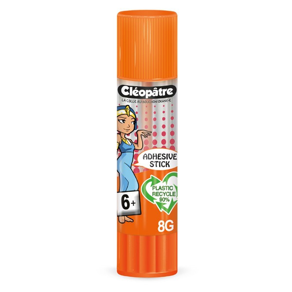 Bâton de colle - Transparent - Papier - Carton - Ecole - Cléopâtre - 8G