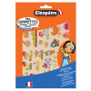Gommettes - Lapin - Poule - Pâques - Pour enfant - 120 stickers - Repositionnable - Cléopâtre