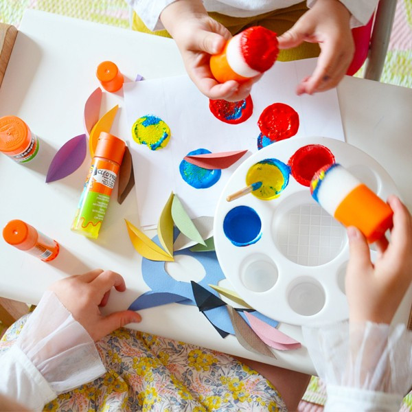 Peinture gouache - Jaune primaire - Pour enfant - Cléopâtre - Ma première gouache