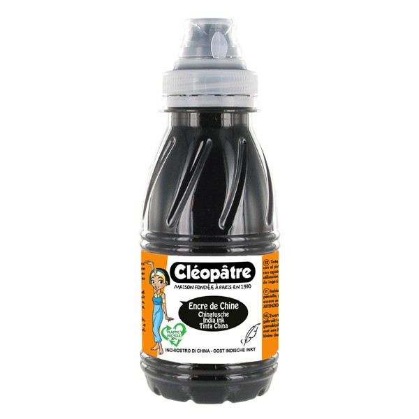 photo-Encre de chine - Noir - Flacon de 250ml - Cléopâtre