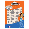 Gommettes - Décoration de Noël - Argent et or - 440 stickers - Repositionnable - Cléopâtre