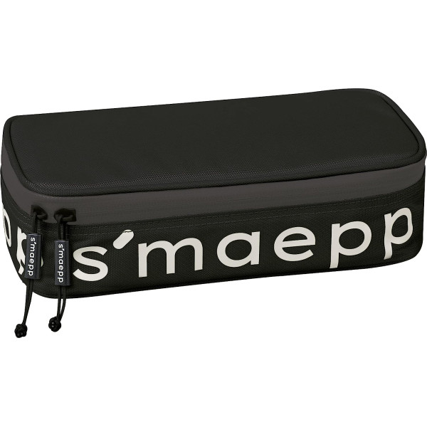 photo-Trousse - Rectangulaire - Noir - Grand format - Scolaire - 22x11x6cm - S'maepp