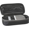 Trousse - Rectangulaire - Noir/Gris - Grand format - Scolaire - 22x11x6cm - S'maepp